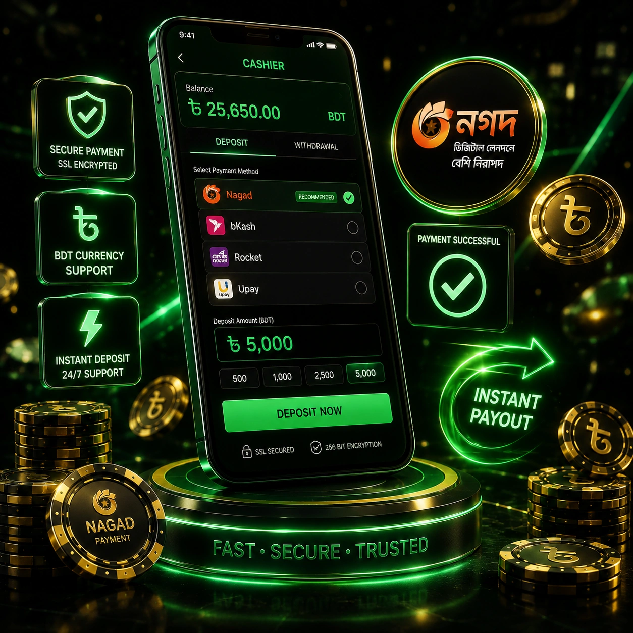 How We Choose the Best Nagad Casino Sites